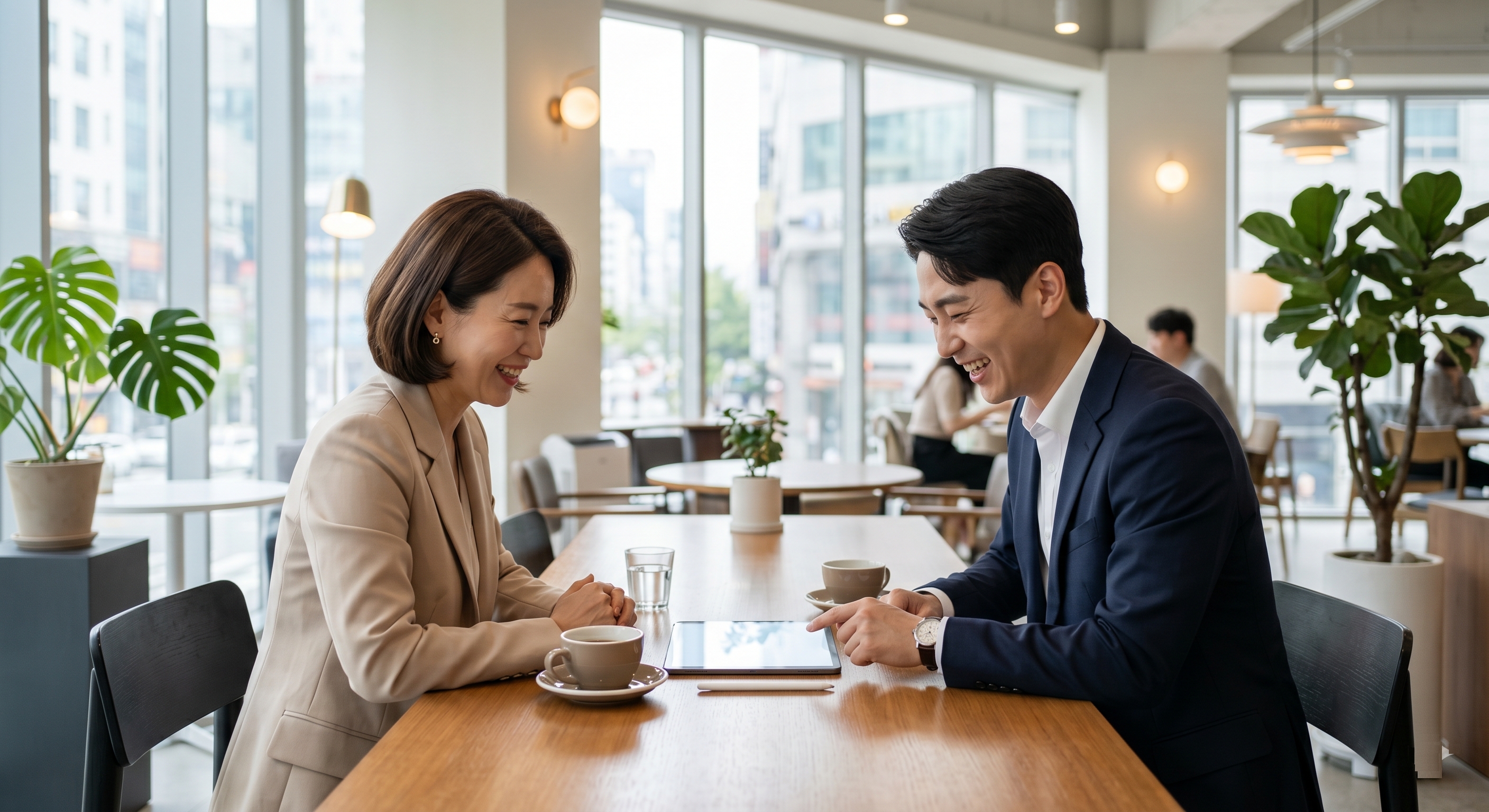 스마트 전자 계약 진행 모습